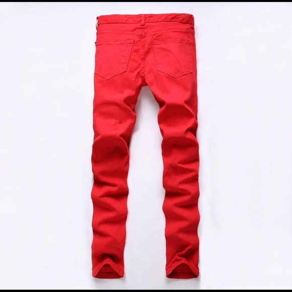 Ripped Jeans With Zipper Slim Fit size 36 - Picture 3 of 3